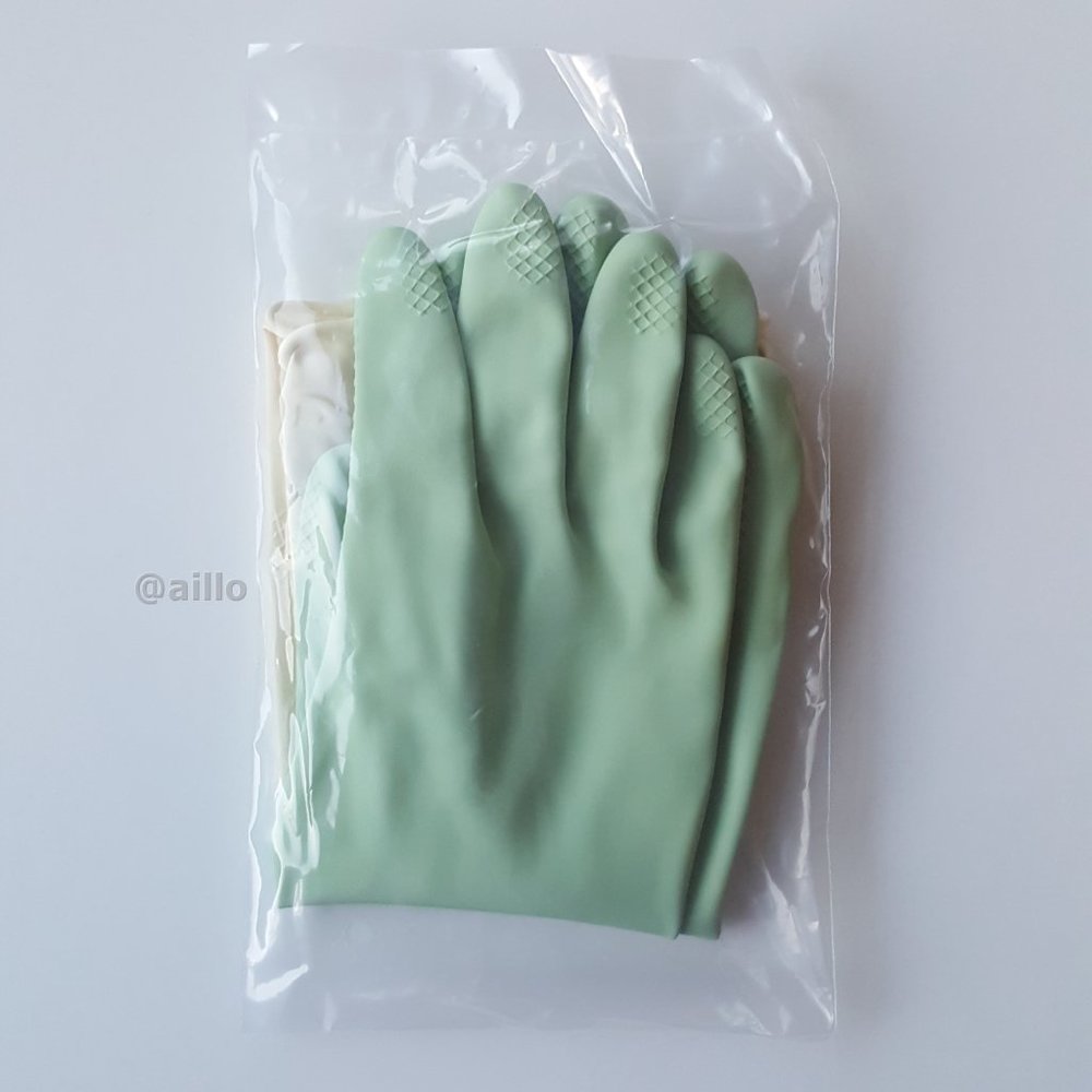 IKEA RINNIG Cleaning gloves, green, S